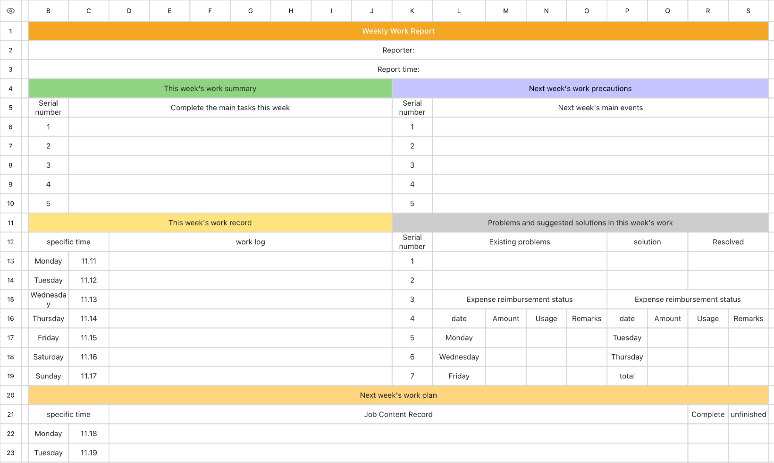 Weekly work report 7